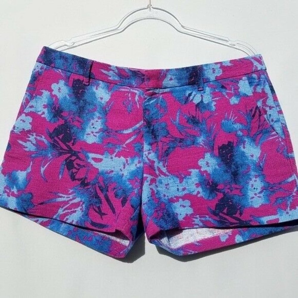 Banana Republic Retro Vibrant Tropical Colorful Pocket Shorts Size 10 Petite